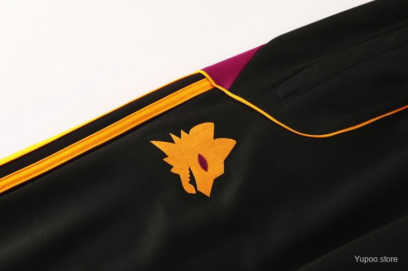 2025/26 Roma Black Tracksuit
