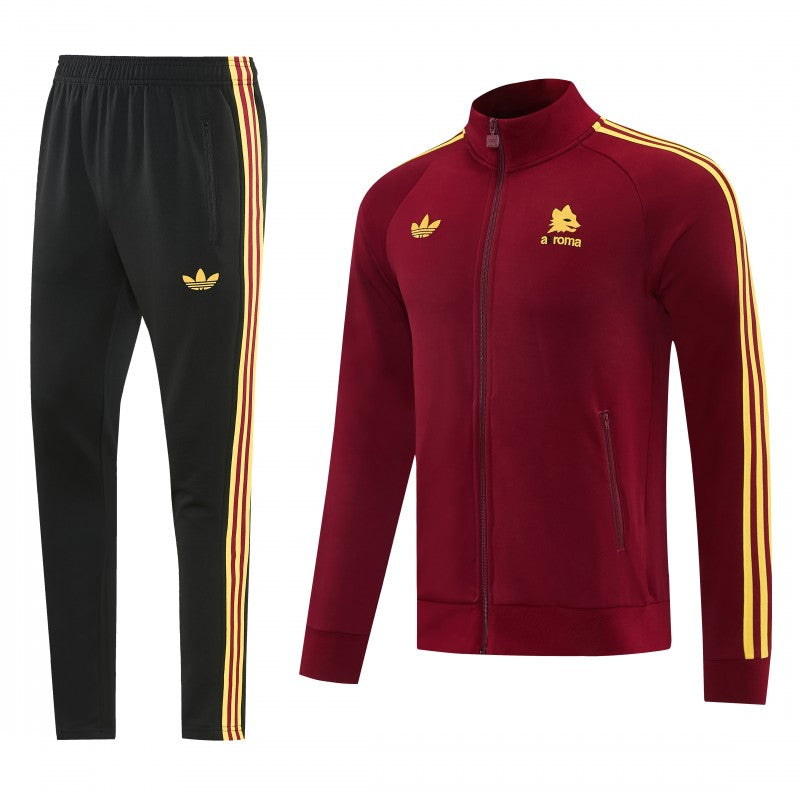 2026/27 Roma Tracksuit Red and Black