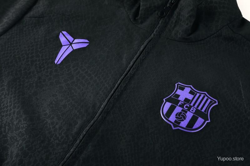 2025/26 Barcelona Black Mamba black Windbreaker