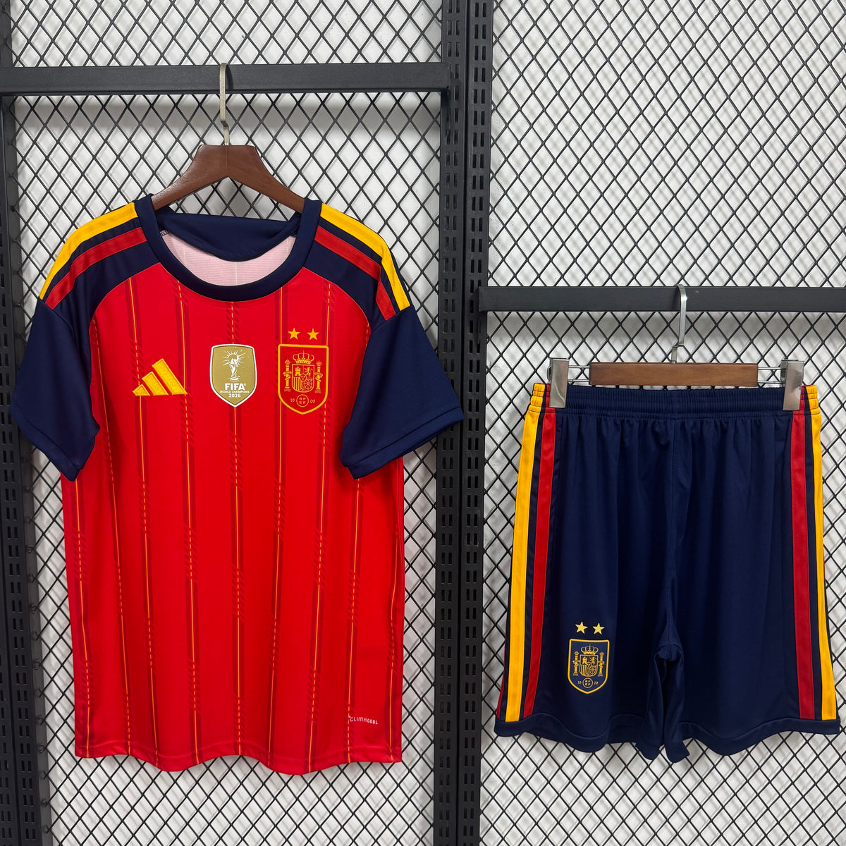 Kids 2026 Spain Home Jersey