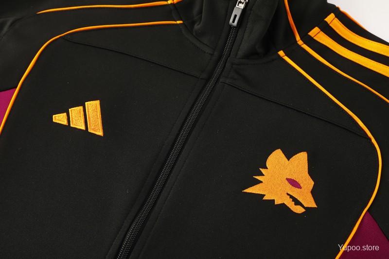 2025/26 Roma Black Tracksuit