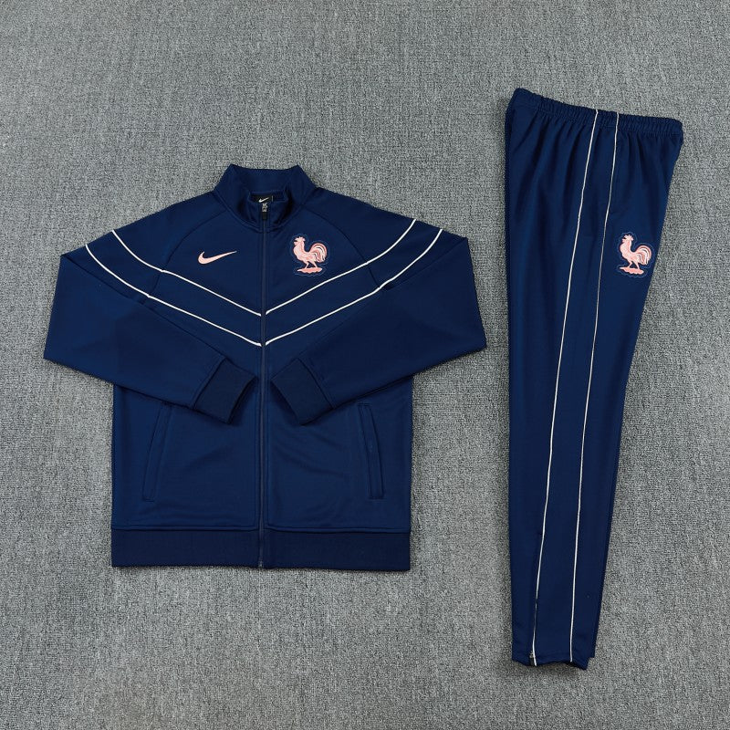 2026/27 France Dark Blue Tracksuit