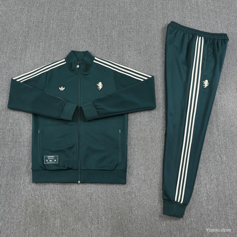 2025/26 Juventus Dark Green Tracksuit