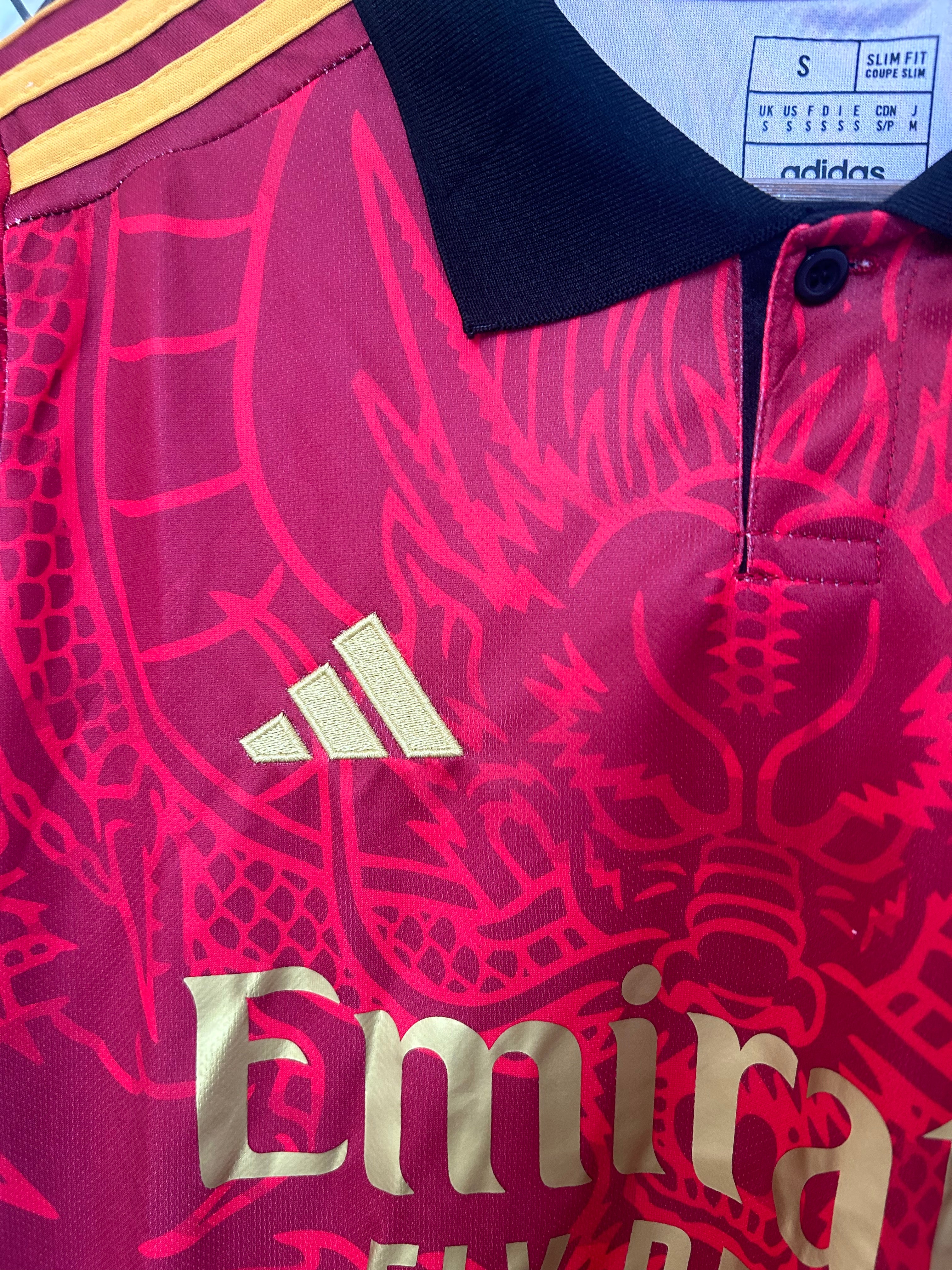 Maglia real madrid special 2024/25 rossa oro