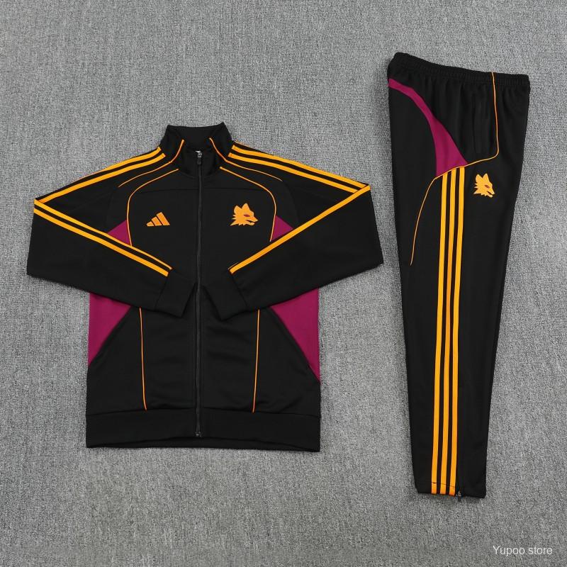 2025/26 Roma Black Tracksuit