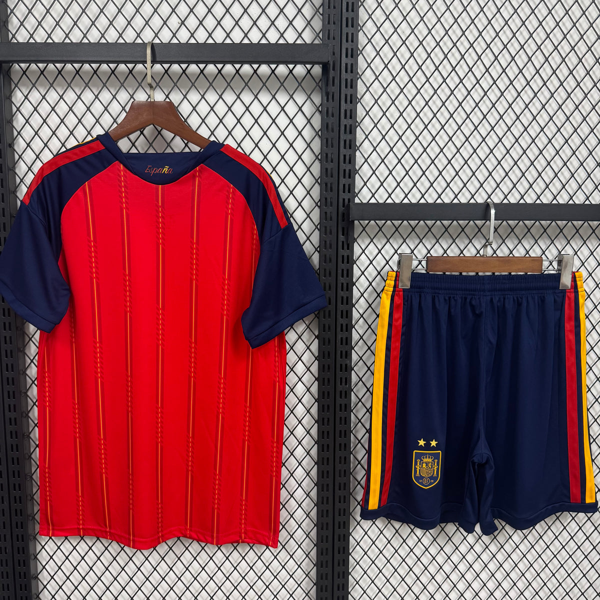 Kids 2026 Spain Home Jersey