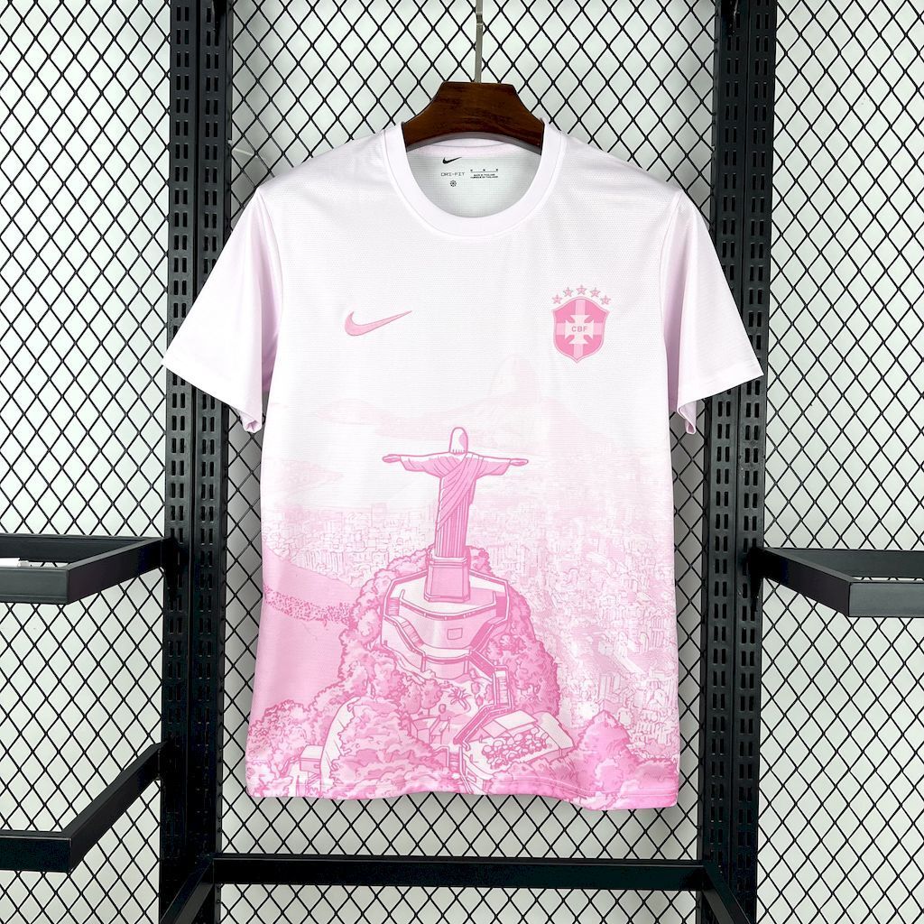 Brazil 2026 Special Edition Jersey pink Christ