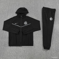 2025/26 Inter Black Tracksuit with hoodie