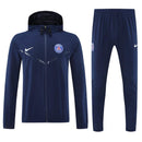 2025/26 Paris Saint Germain Blue Tracksuit with hoodie