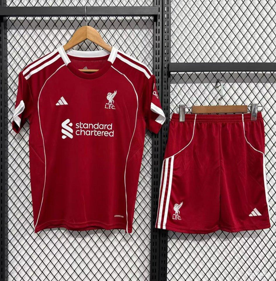 2025/26 Liverpool Home Jersey kids