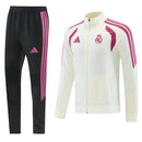2026/27 Real Madrid White and Black Tracksuit