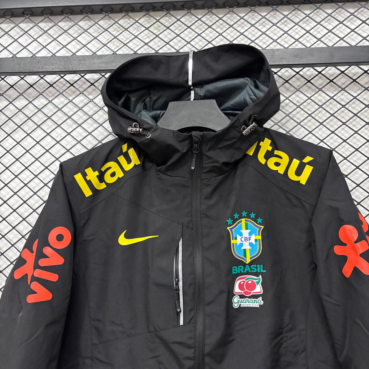 Brazil Black Windbreaker