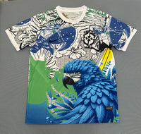 Brazil 2025/26 Special Edition Jersey White w/Blue Rio Bird