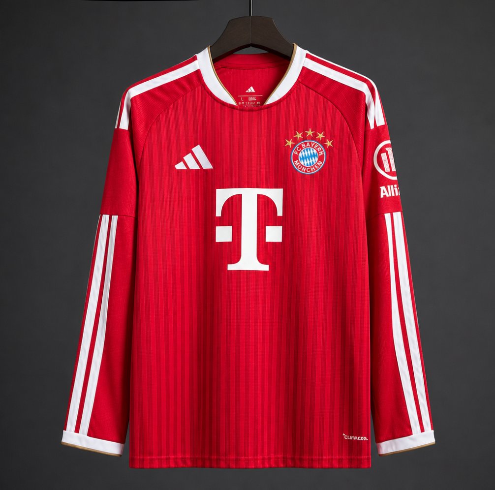 Bayern 2026/27 Home Jersey Long Sleeves