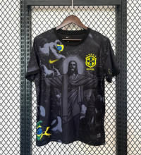 Brazil 2025/26 Special Edition Jersey Black w/Christ