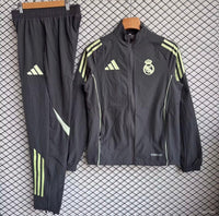 2025/26 Real Madrid Dark Grey Windbreaker