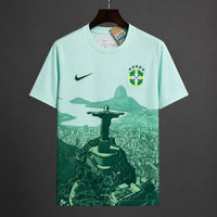 Brazil 2026/27 Special Edition Jersey Green w/Christ