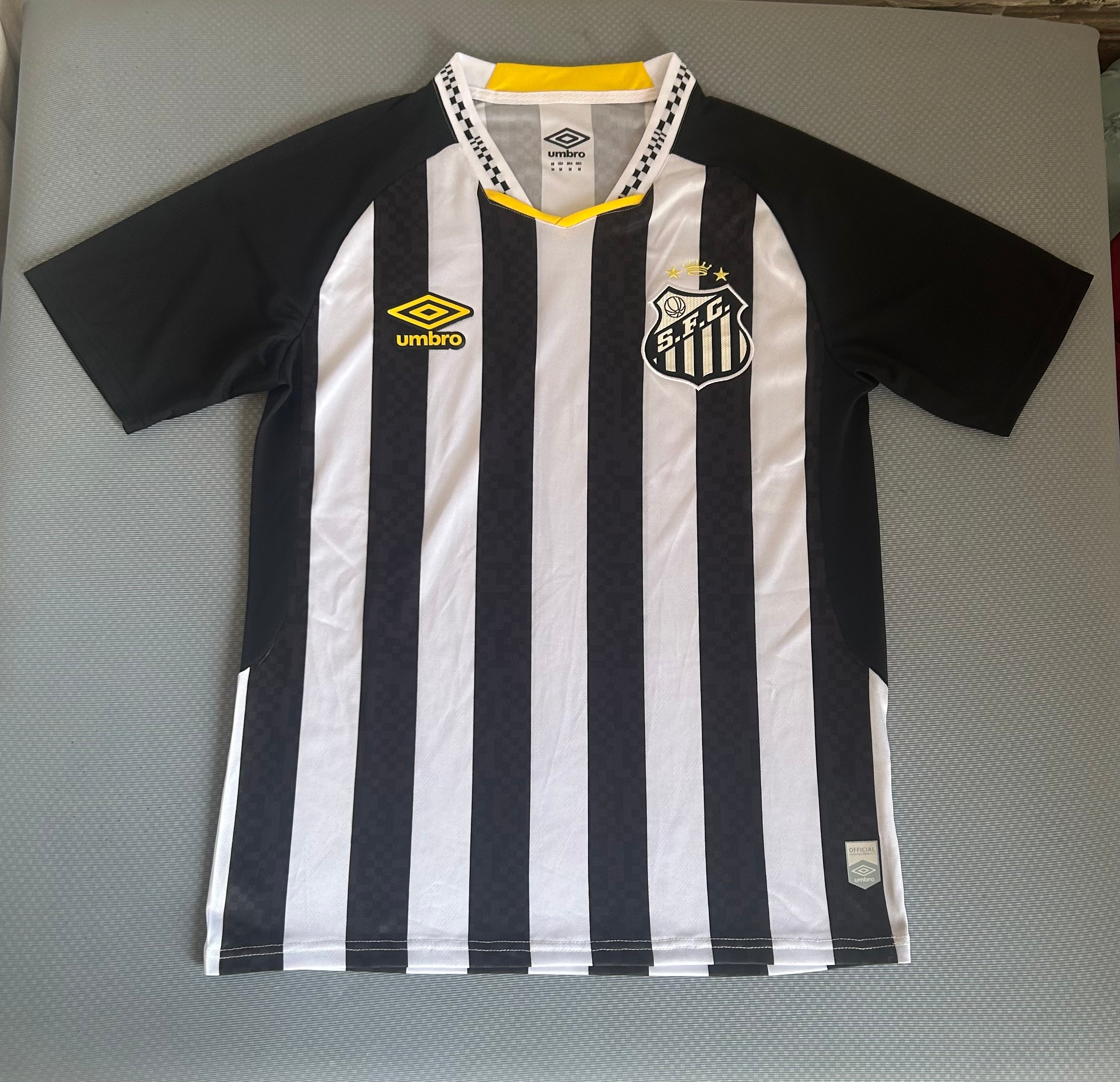 Santos 2025 Black and White Jersey