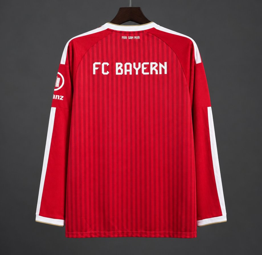 Bayern 2026/27 Home Jersey Long Sleeves