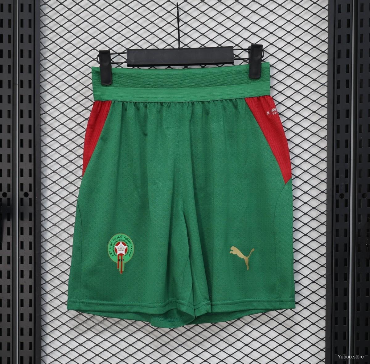 Morocco 2026 Home Shorts