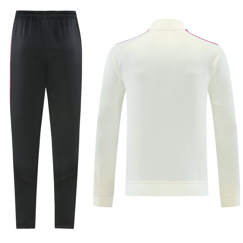 2026/27 Real Madrid White and Black Tracksuit