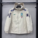 Brazil Cream White Windbreaker