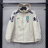 Brazil Cream White Windbreaker