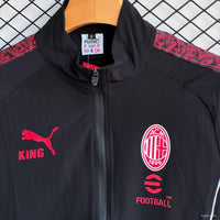 2025/26 Milan Black Windbreaker