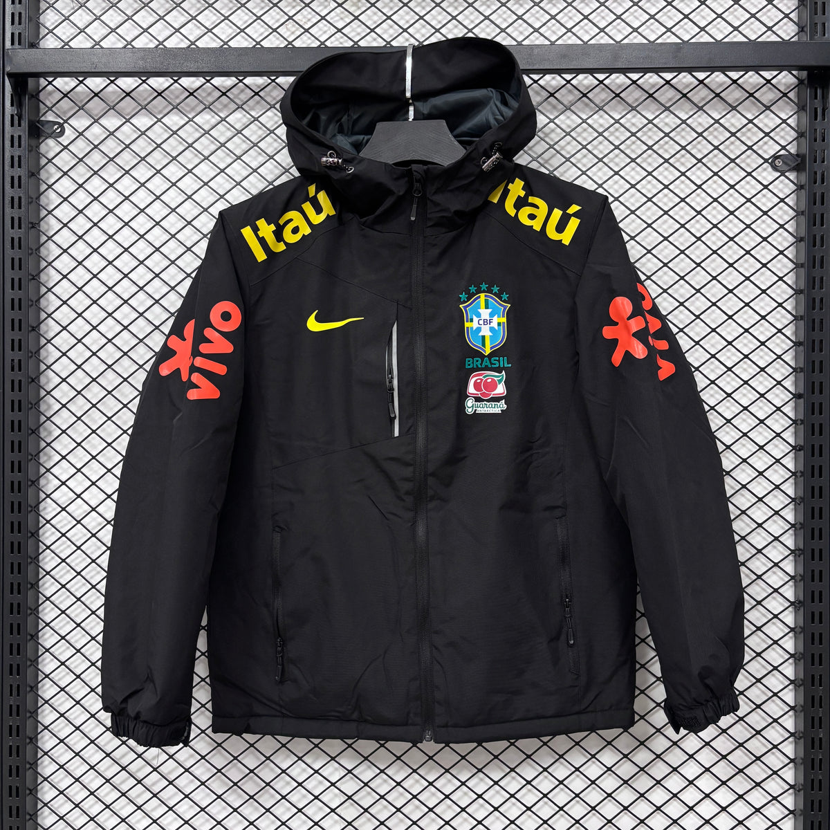 Brazil Black Windbreaker