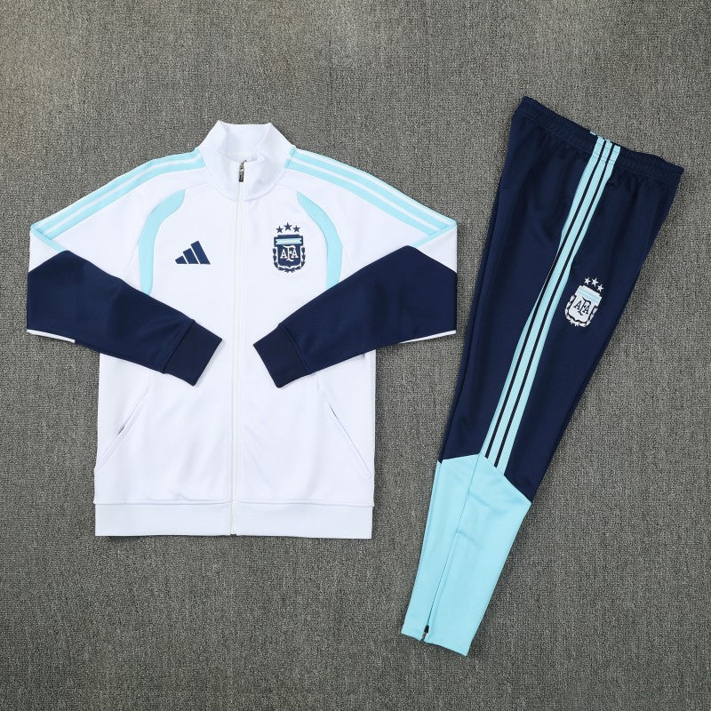 2026/27 Argentina White and Blue Tracksuit