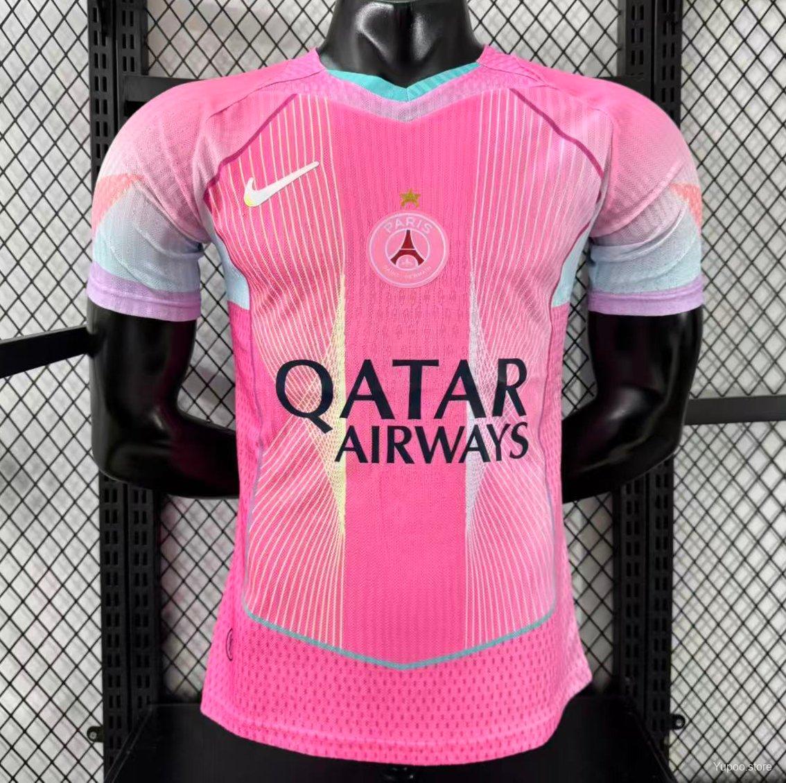 Buy Paris Saint Germain 2025/26 Special Edition Pink Jersey Player