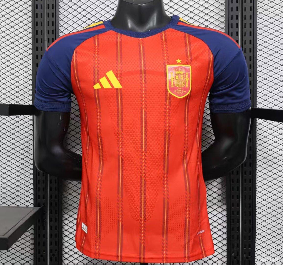 Spain 2025/26 Home Jersey Player Version