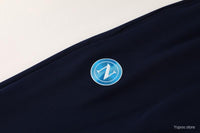 2025/26 Napoli Dark Blue and White Tracksuit