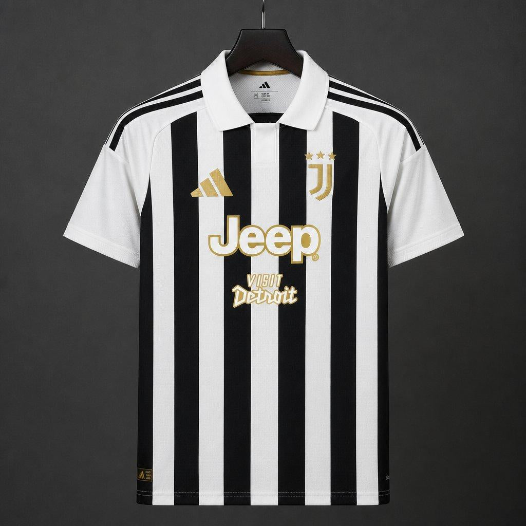 Juve 2026/27 Home Jersey w/Visit Detroit