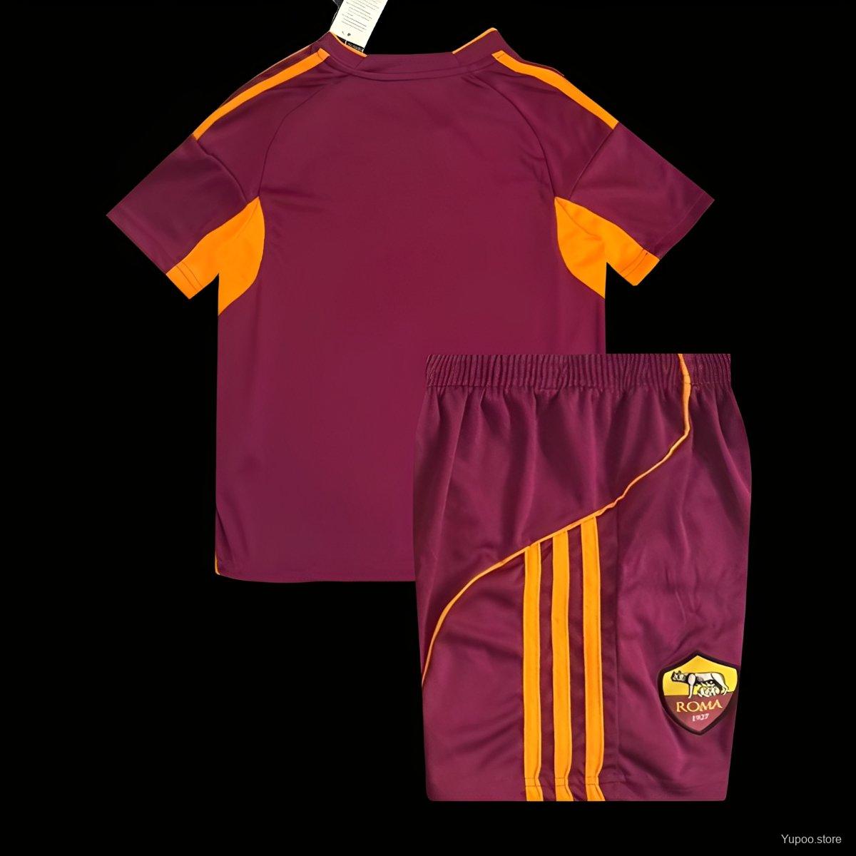 2025/26 Roma Home Jersey kids