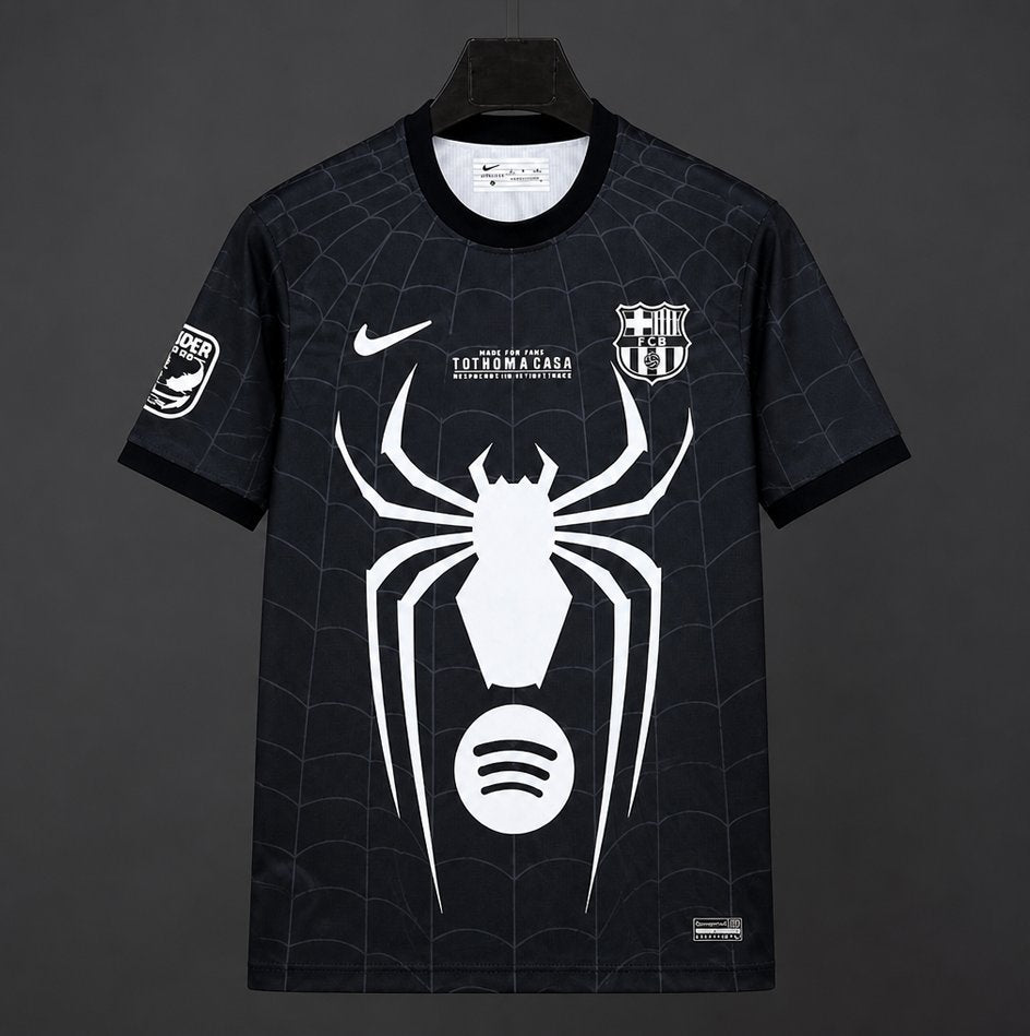 Barcelona 2026/27 Special Jersey x Spider Black
