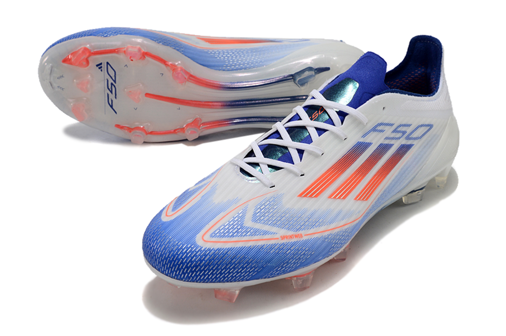 F50 Elite FG White Blue