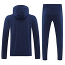 2025/26 Paris Saint Germain Blue Tracksuit with hoodie