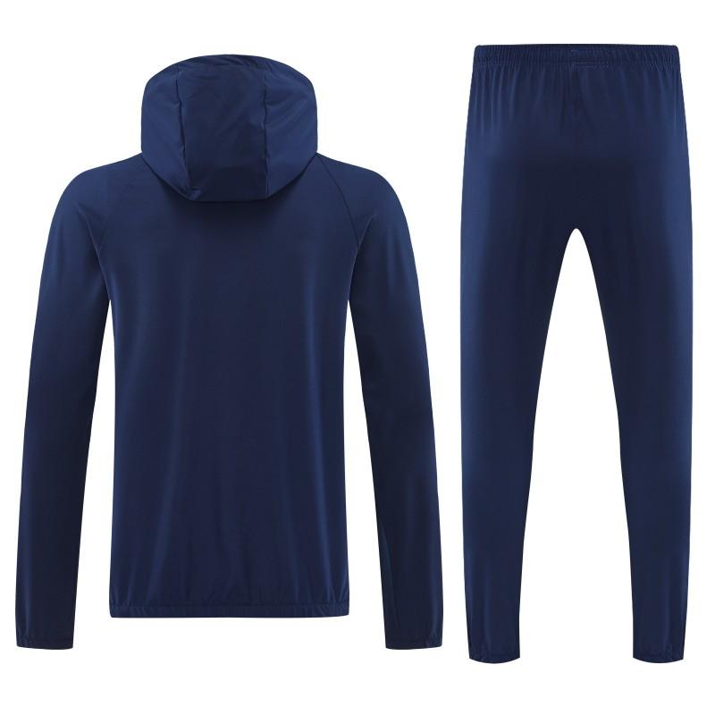 2025/26 Paris Saint Germain Blue Tracksuit with hoodie