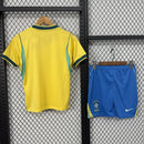 Kids Brazil Fan Version 2026 Home Jersey