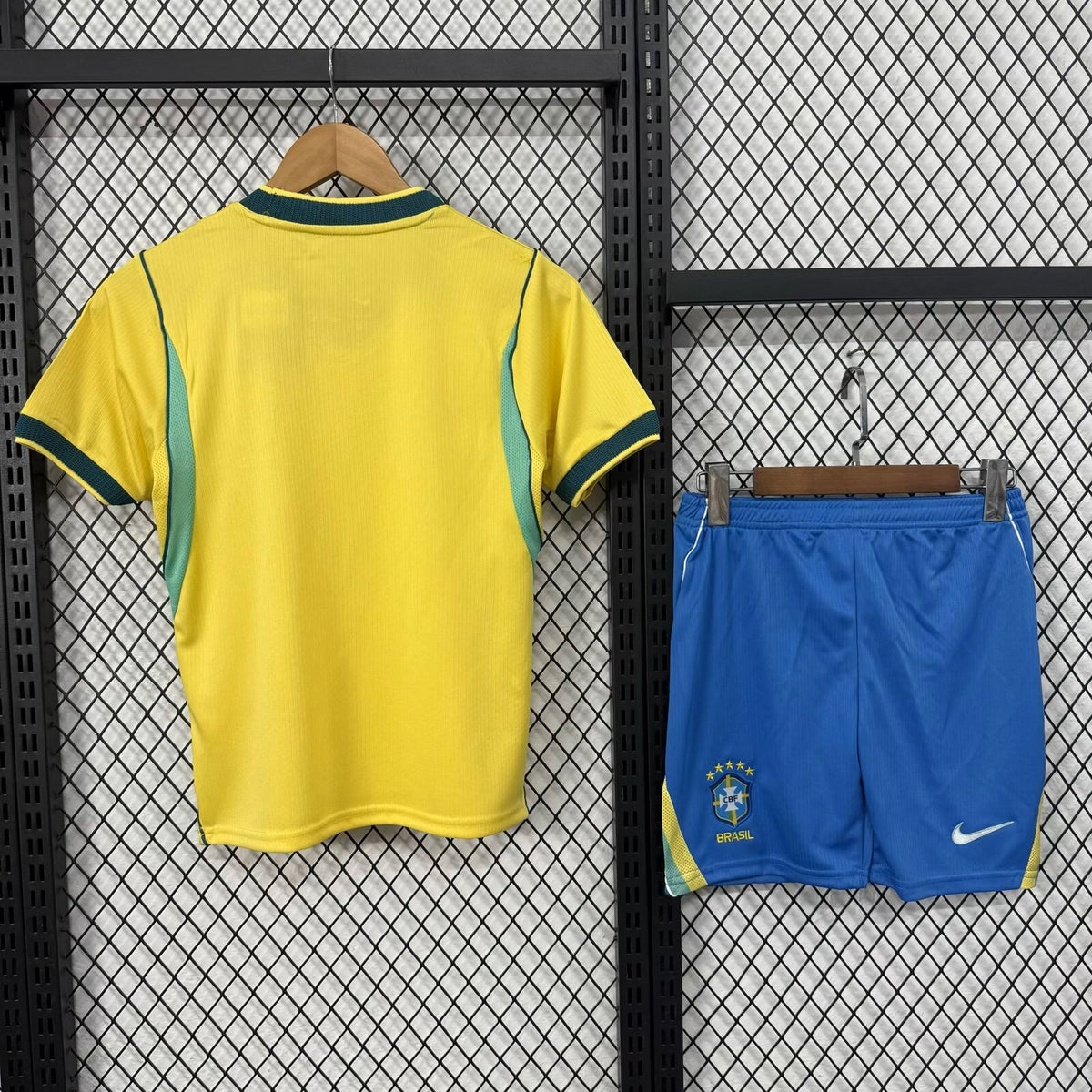 Kids Brazil Fan Version 2026 Home Jersey