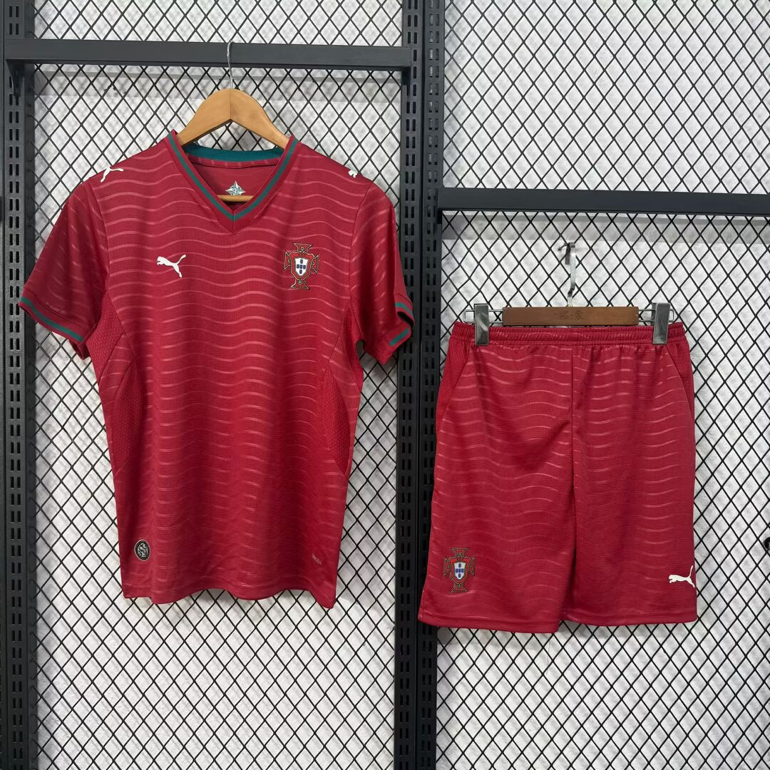 Kids Portugal Home 2026 Jersey