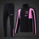 2026/27 Paris SG Tracksuit Black Pink