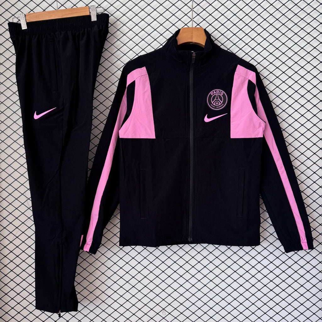 2026/27 Paris SG Tracksuit Black Pink